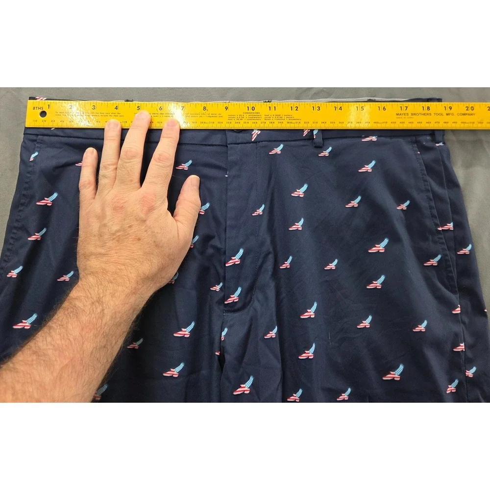 Walter Hagen Perfect 11 Golf Shorts Navy American Eagle Size 38 - Measured 37